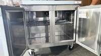 NSF 36 Ins Undercounter 2 Solid Doors Freezer AUF-0976