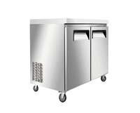 NSF 36 Ins Undercounter 2 Solid Doors Freezer AUF-0976