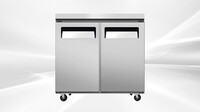 NSF 36 Ins Undercounter 2 Solid Doors refrigerator AUR-0976