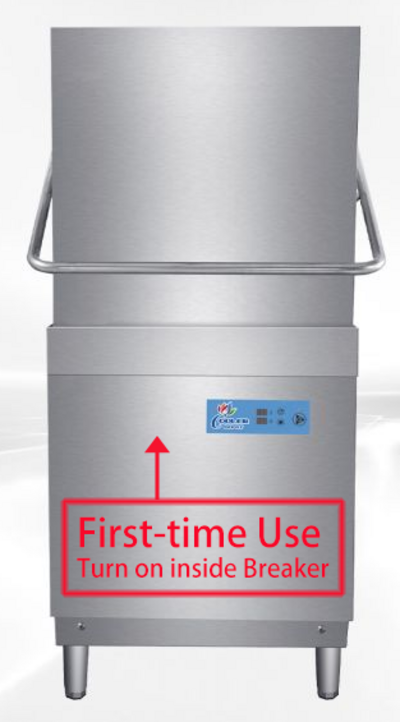 NSF Restaurant high temperature dishwasher 220V 1or3 PH H60-S1