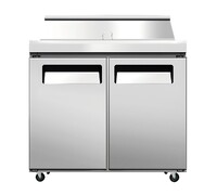 NSF Sandwich Prep Table 36 inches Refrigerator ASR-0976