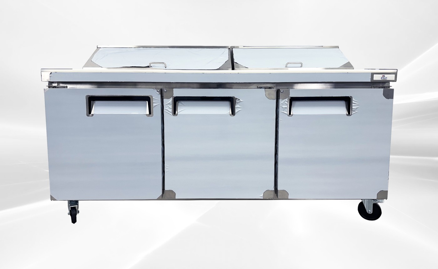 NSF Sandwich Prep Table Refrigerator 72 inches ASR-18476