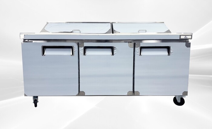 NSF Sandwich Prep Table Refrigerator 72 inches ASR-18476