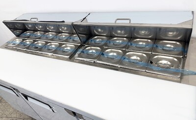 NSF Sandwich Prep Table Refrigerator 72 inches ASR-18476