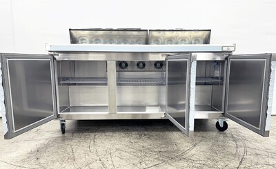 NSF Sandwich Prep Table Refrigerator 72 inches ASR-18476