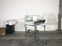 NSF Countertop Heated Display Case 3 pan hot food HW3