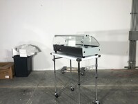 NSF Countertop Heated Display Case 3 pan hot food HW3