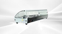 NSF Countertop Heated Display Case 5 pan hot food HW5