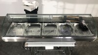 NSF Countertop Heated Display Case 5 pan hot food HW5