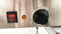 NSF Countertop Heated Display Case 5 pan hot food HW5