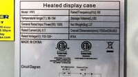 NSF Countertop Heated Display Case 5 pan hot food HW5