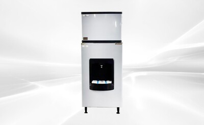 NSF 500LBS Hotel Cube Ice Maker Dispenser HD-220B+SK-520