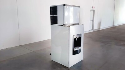 NSF 500LBS Hotel Cube Ice Maker Dispenser HD-220B+SK-520