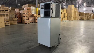 NSF 500LBS Hotel Cube Ice Maker Dispenser HD-220B+SK-520