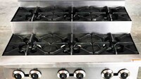 NSF 36 ins Six burner Step hotplate TC-HP36-S