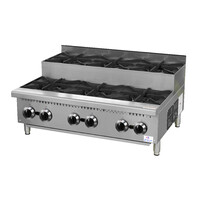 NSF 36 ins Six burner Step hotplate TC-HP36-S