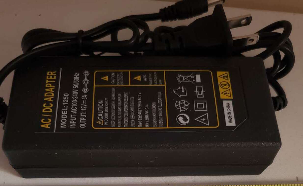 [Parts] SD98 Drink Merchandiser Glass Freezer AC/DC Adapter 1250