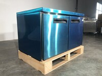 NSF 48 Ins Undercounter 2 Doors Freezer On Wheels CD-48UCF-2