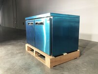 NSF 48 Ins Undercounter 2 Doors Freezer On Wheels CD-48UCF-2