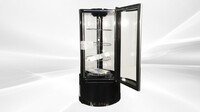 NSF 73L Round Curved Glass Refrigerated cooler CL-73