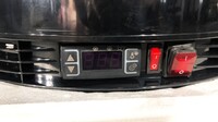 NSF 73L Round Curved Glass Refrigerated cooler CL-73