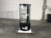 NSF 73L Round Curved Glass Refrigerated cooler CL-73