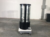 NSF 73L Round Curved Glass Refrigerated cooler CL-73