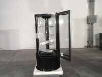 NSF 73L Round Curved Glass Refrigerated cooler CL-73