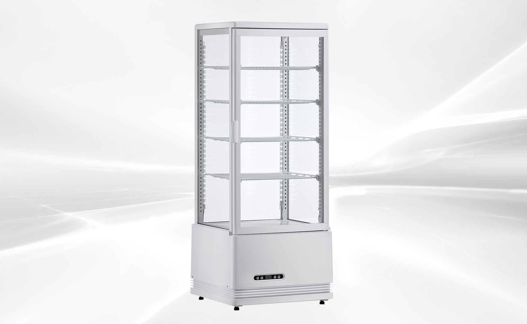 NSF Square 4 Sided Glass Refrigerator Display case Bakery CL-98