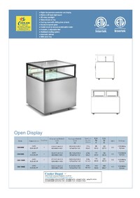 NSF 24 ins Bakery Refrigerator luxurious showcase CM-600B