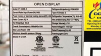 NSF Double-Deck open display refrigerated showcase CF-1800B-2