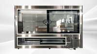 NSF 83 inches seafood raw meat Refrigerated Case CW-1148R-295