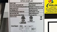 NSF 28 ins Uber Eats Doordash open refrigerator display CF-260S