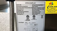 NSF 36 ins Uber Eats Doordash Open Refrigerator Display CF-390S