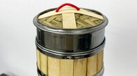 Dumpling Bamboo Steamer Basket With Stainless Steel Edge BSB10