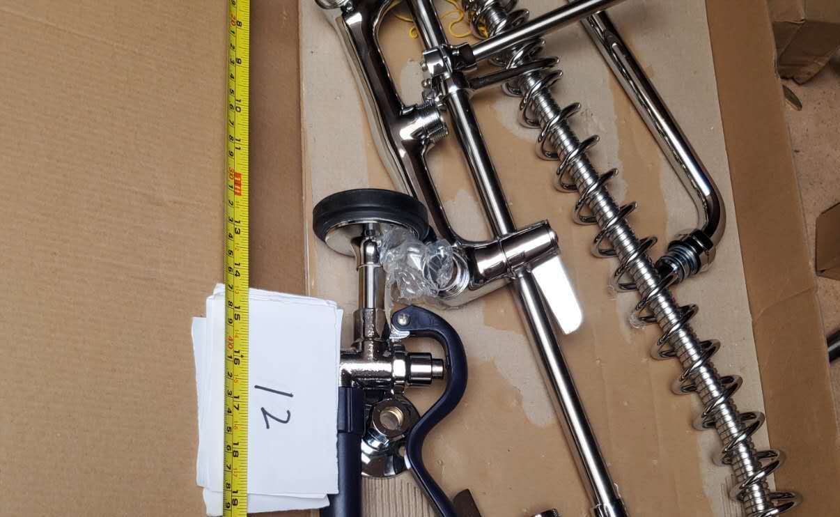 [Parts] PR-98R Sink Sprayer Faucet Wall Mounted Pve Rinse Faucet