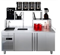 72 ins Bar Bubble Tea WorkStation Refrigerator KMX-1899