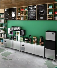 72 ins Bar Bubble Tea WorkStation Refrigerator KMX-1899