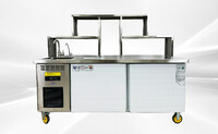 72 ins Bar Bubble Tea WorkStation Refrigerator KMX-1899