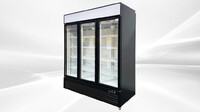 NSF 64 inches Commercial 3 Glass Door Refrigerator GDC-42