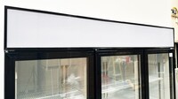 NSF 64 inches Commercial 3 Glass Door Refrigerator GDC-42