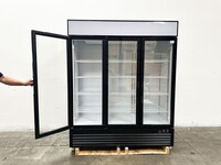 NSF 64 inches Commercial 3 Glass Door Refrigerator GDC-42