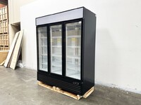 NSF 64 inches Commercial 3 Glass Door Refrigerator GDC-42