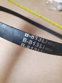 [Parts] HBS-195JS Restaurant Meat Slicer Rubber Belt B-813LI