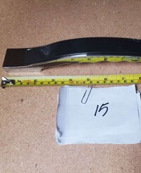 [Parts] ZW-318 Countertop Dry Bakery Display Chrome Plastic Hand