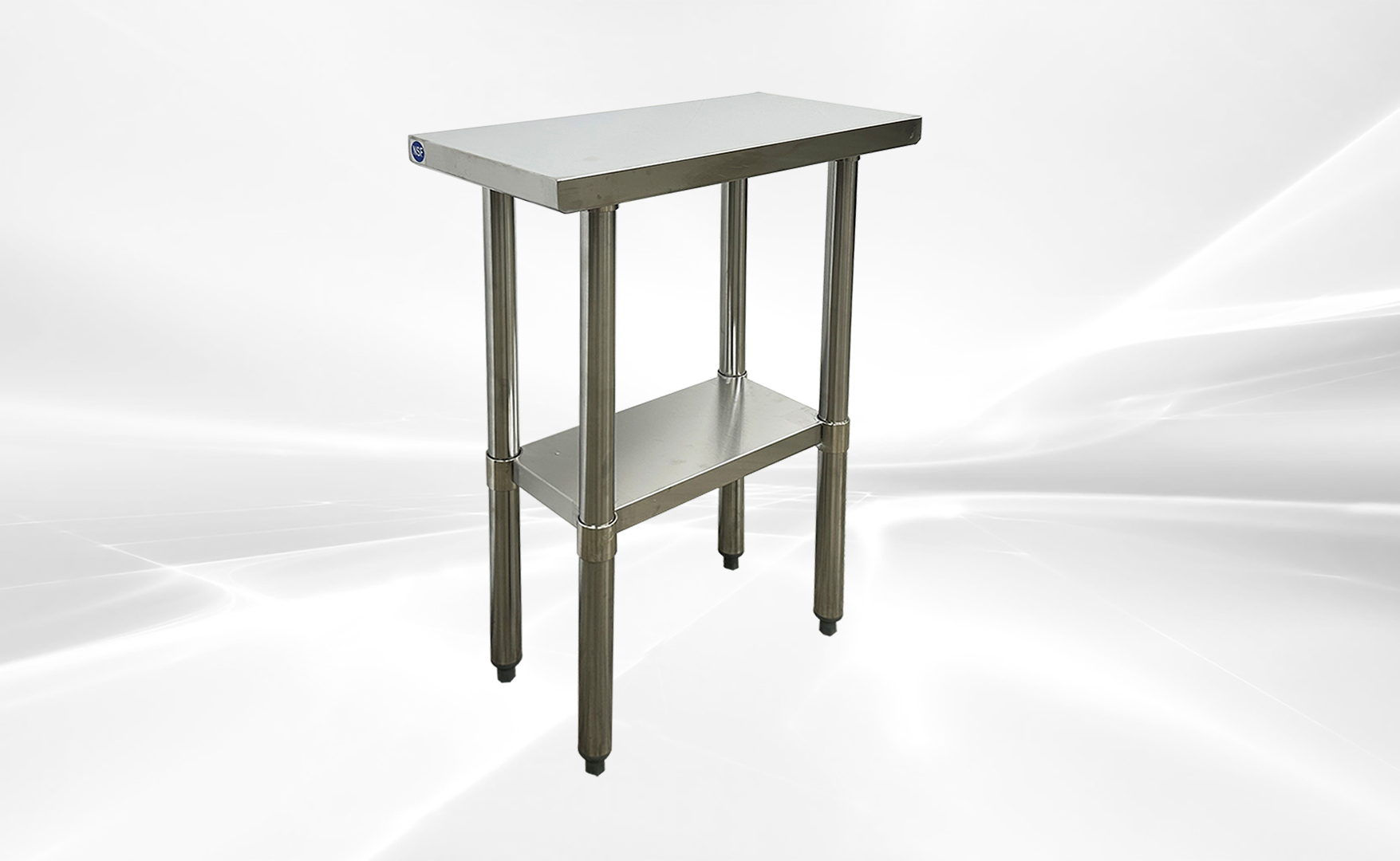 12W x 24D x34H All Stainless Steel Table NSF  HN-WT2412-SB