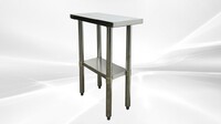 12W x 24D x34H All Stainless Steel Table NSF  HN-WT2412-SB