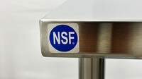 12W x 24D x34H All Stainless Steel Table NSF  HN-WT2412-SB