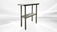 12W x 30D x34H All Stainless Steel Table NSF  HN-WT3012-SB