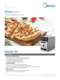 NSF Midea Commercial High Speed Oven G1